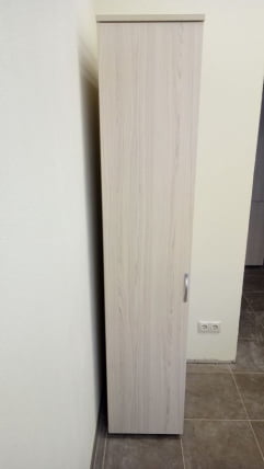 Шкаф для одежды узкий Глассй 6.19.30Л Туя / Glassy_2