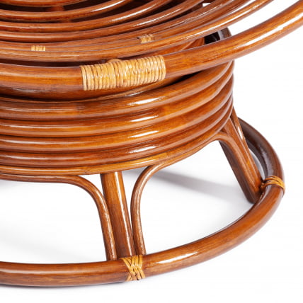 Кресло-качалка ПАПАСАН/ПАПАСАН в 23/01 Б /без подушки/ 115х78х104 см, Пекан (орех) / PAPASAN/ПАПАСАН w B Pecan_9