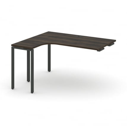 Стол-приставка к опорной тумбе/шкафу (левый) CОНCЕПТ CН.ОСАПР-006(Л) Дуб Мали Антрацит / CONCEPT CN.OSAPR-006(L)_0