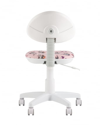 Кресло компьютерное детское УМКА Гирлс пластик белый / Girls_3