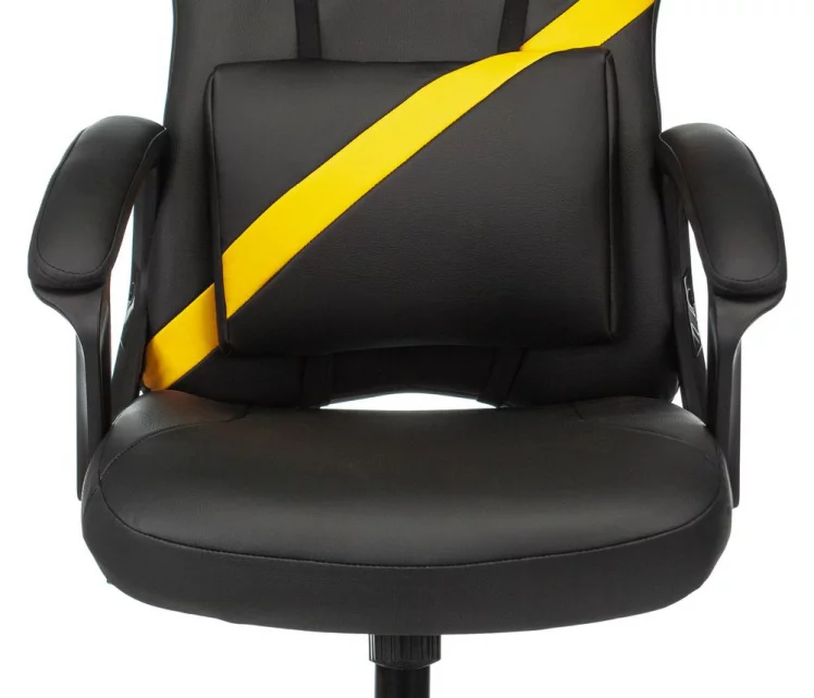 Геймерское кресло Бюрократ ЗОМБИЕ ДРИВЕР Черный-желтый / ZOMBIE DRIVER_4