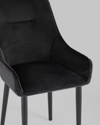 Стул Джоан велюр Черный_7