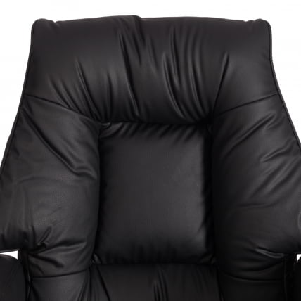 Кресло руководителя БРООКЛЙН кожзам, черный / BROOKLYN_9