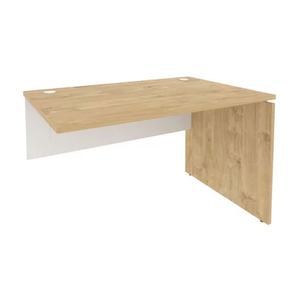 Наборный элемент рабочей станции ОНИКС О.1.НРС-2.8 Тиквуд Светлый/Белый / ONIX O.1.NRS-2.8_0