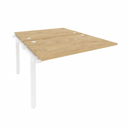 Наборный элемент рабочей станции на м/к ОНИКС О.М-2.НРС-2.8 Тиквуд Светлый/Белый / ONIX O.M-2.NRS-2.8_0