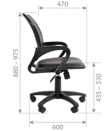 Кресло оператора CХАИРМАН 696 ЭКО Серый / CHAIRMAN_4