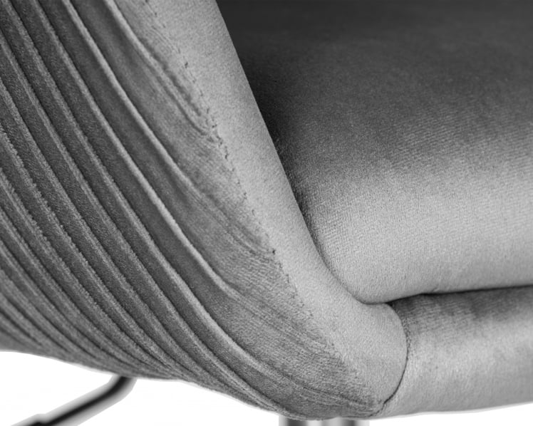 Кресло дизайнерское ДОБРИН ЕДИСОН (серый велюр (1922-19)) / DOBRIN EDISON_7
