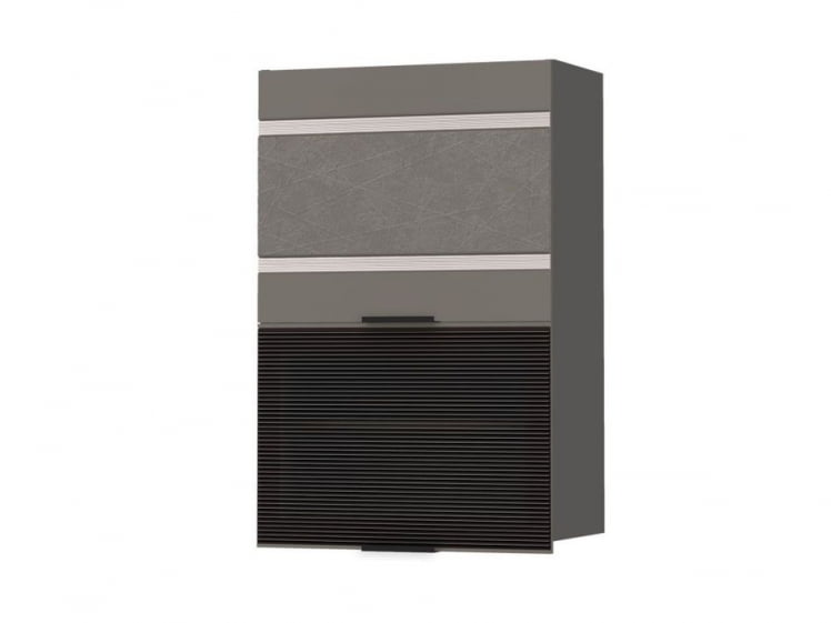 Шкаф-витрина с откидной системой Грейс 105.08 Оникс Кубанит_0