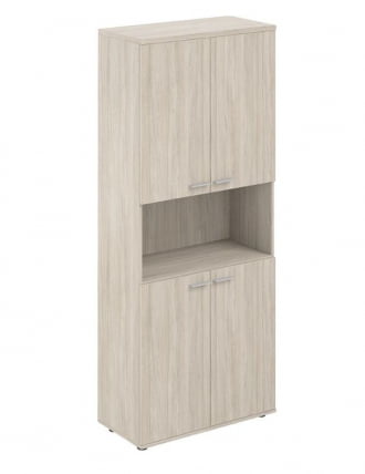 Шкаф высокий с нишей Сигма СГ.861.ОЛ.ОЛ.ОЛ Дуб светлый / Sigma SG.861.OL.OL.OL_0