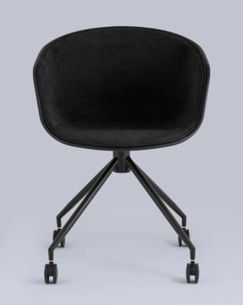 Кресло офисное ЛИБРА рогожка черный / LIBRA_2