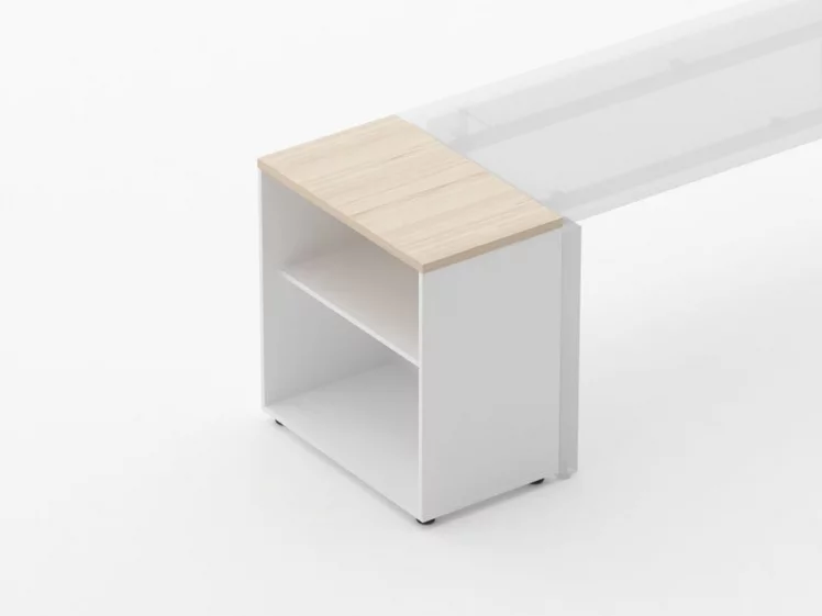 Тумба открытая Дека 9.01.07 Туя/Белый / Deka_1