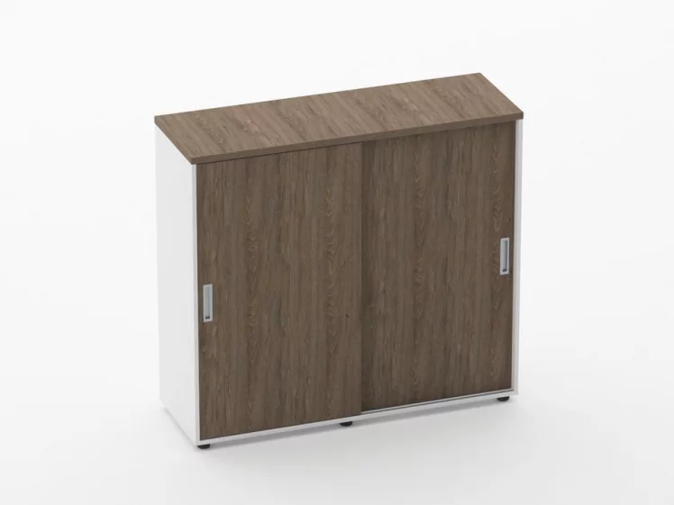 Тумба-купе высокая для рабочего модуля Дека 9.03.125 Дуб Верцаска/Белый / Deka_0