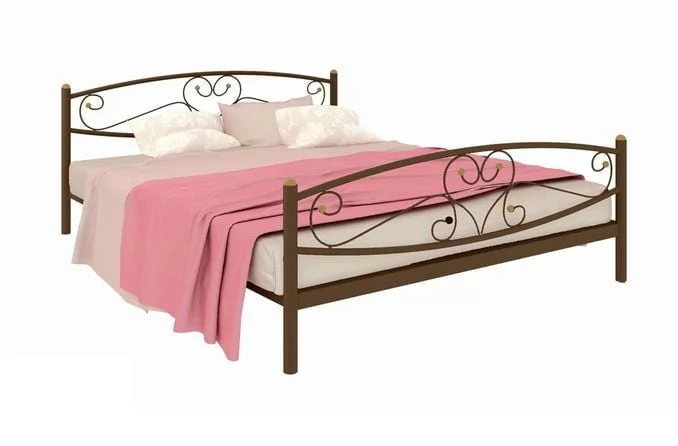 Кровать Каролина Плус 1400х2000 Коричневая / Plus_0