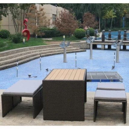 Плетеный диван-трансформер С330А-В63 Бровн / S330A-W63 Brown_0