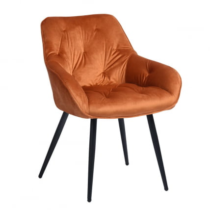 Стул Алекса велюр Терракотовый_0