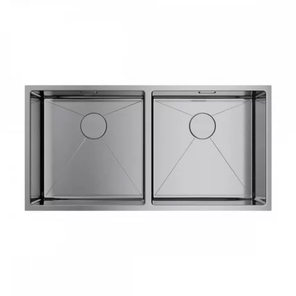 Мойка Омоикири Таки 86-2-Ин Нерж.Сталь/Нержавеющая Сталь / Omoikiri Taki 86-2-In_0