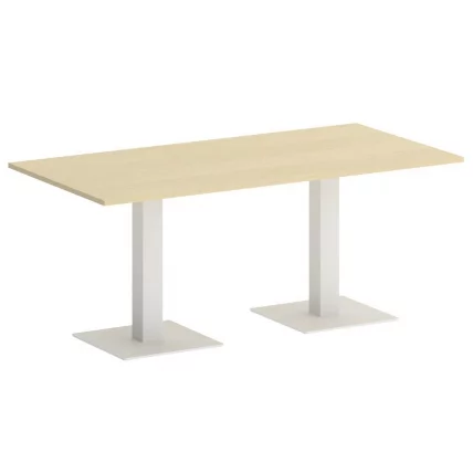 Стол прямоугольный ХОМЕ ОФФИCЕ ВР.СП-5-180.2 Клен/Белый металл / HOME OFFICE VR.SP-5-180.2_0