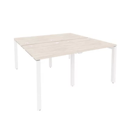 Рабочая станция на П-образном м/к ОНИКС О.МП-Д.РС-4.0.8 Денвер Светлый/Белый / ONIX O.MP-D.RS-4.0.8_0