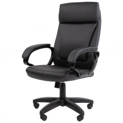 Кресло руководителя CХАИРМАН 794 ЛТ (ЛТ) экокожа Черный / CHAIRMAN (LT)_3