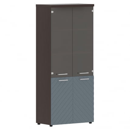 Шкаф комбинированный с топом Торр ЛУКС ТЛХC 85.2 Венге Магия Серо-голубой / Torr LUX TLHC_0