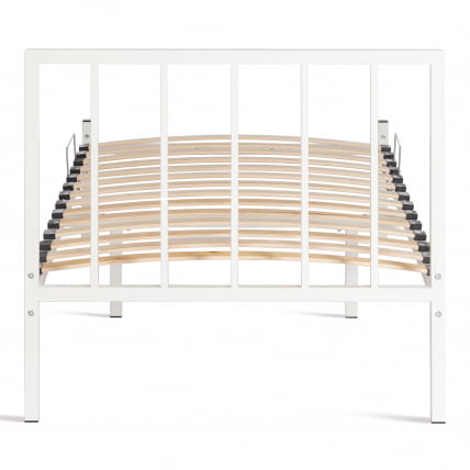 Кровать Бруно металл, 90*200 см, белый / Bruno_3