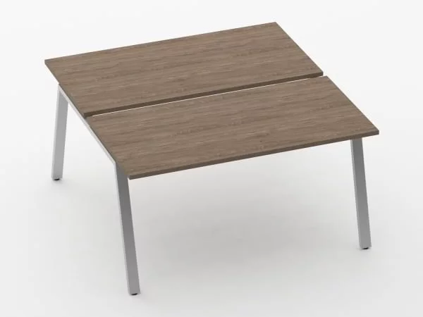 Л-образный металлический каркас с траверсами Дека 73.145.14 К Металлик матовый муар / Deka_1