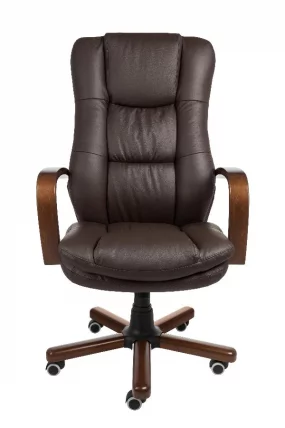 Кресло для руководителя АВ 123 Шоколад / AV_2
