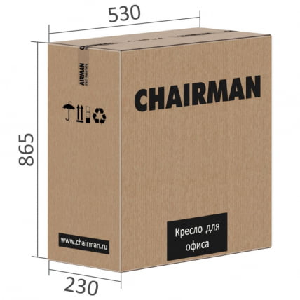 Офисное кресло CХАИРМАН CХ303 Коричневый / CHAIRMAN CH303_6