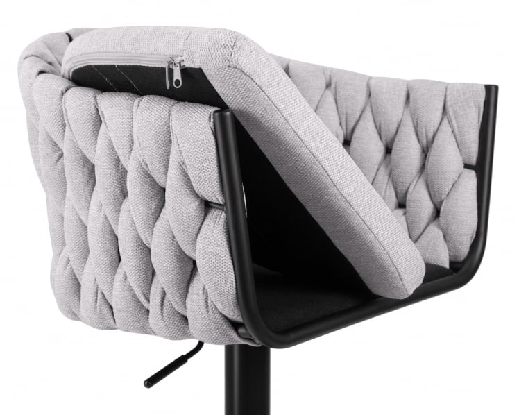 Стул барный ДОБРИН ЛЕОН Серая ткань ЛАР 275-17 / DOBRIN LEON LAR_6