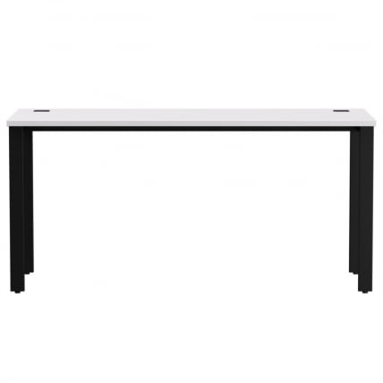 Стол прямой на металлокаркасе, опоры 45 гр Еверпроф ЕВО 254С004 Белый Черный / Everprof EVO 254S004_1