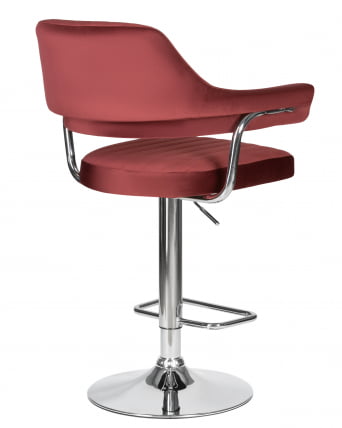 Стул барный ДОБРИН CХАРЛЙ Винный велюр МДЖ9-35 / DOBRIN CHARLY MJ9-35_3