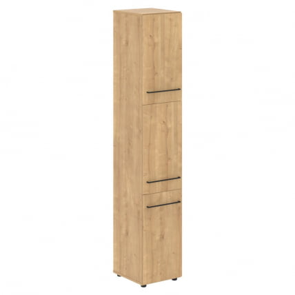 Шкаф колонка с глухой средней дверью ЛОФТИС ЛХC 40.8 Дуб Бофорд / LOFTIS LHC_0