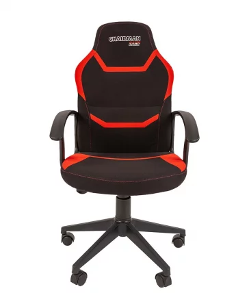 Кресло для геймеров CХАИРМАН ДРАЙВ (ГАМЕ) 9 Новое (НЕВ) Черный-красный / CHAIRMAN (GAME) (NEW)_1