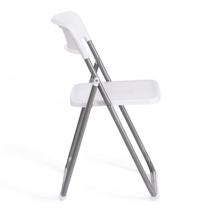 Стул складной ФОЛДЕР (мод. 3017Х) каркас: металл, сиденье/спинка: пластик, 49 кс 46.5 кс 73.5 см, вхите (белый) / грей (серый) / FOLDER (mod. 3017H) x x white grey_1