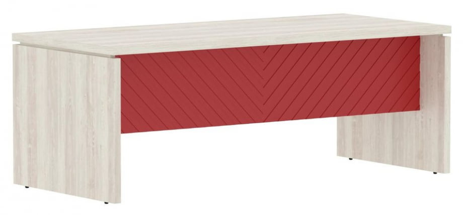 Стол руководителя Торр ЛУКС ТЛСТ 209 Сосна Эдмонд Красный / Torr LUX TLST_0