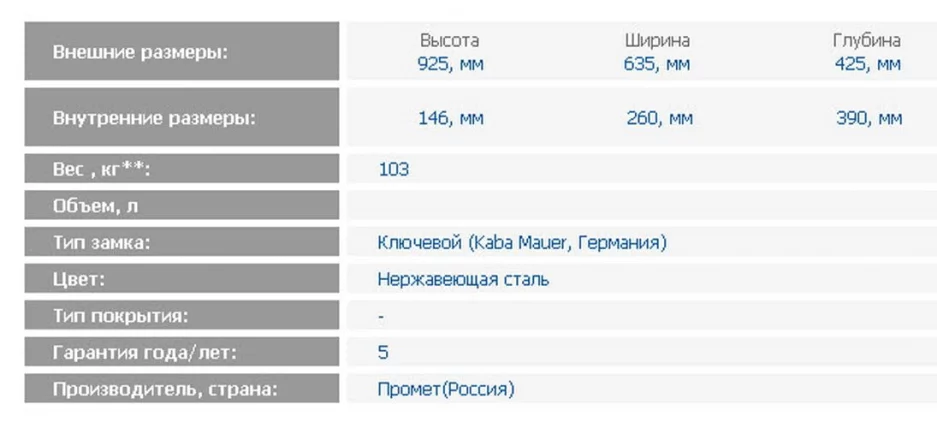 Депозитная ячейка ДБ-12С / DB-12S_1