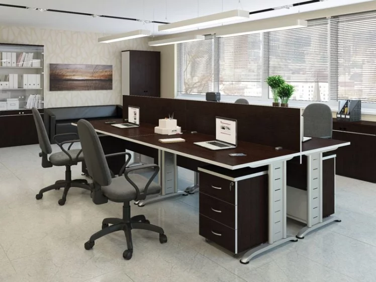 Комплект мебели для персонала Свифт 03 Темный дуб / Swift_0