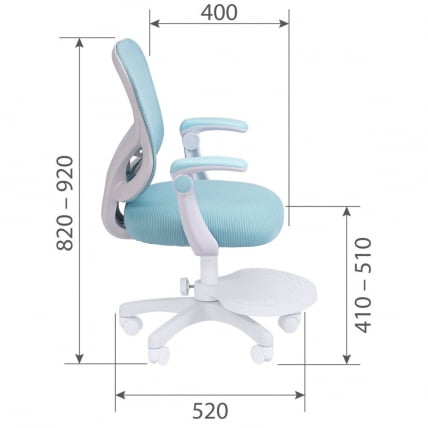 Детское кресло CХАИРМАН КИДС CХ106 Голубой / CHAIRMAN KIDS CH106_5