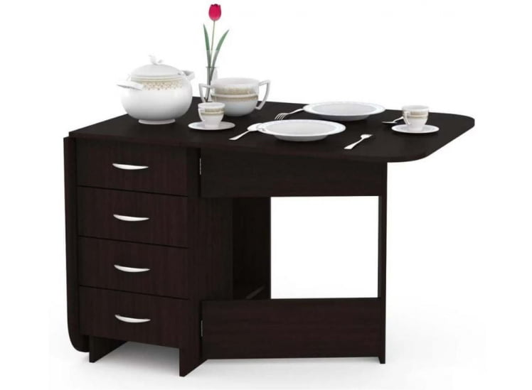 Стол-книжка с ящиками Глория 606 К Венге магия_1