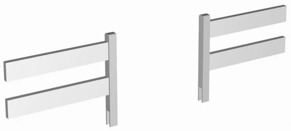 Съемный борт РооРоом ВК-2 Белый / RooRoom VK-2_0