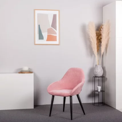 Стул Кент Розов/Черный / Kent_7