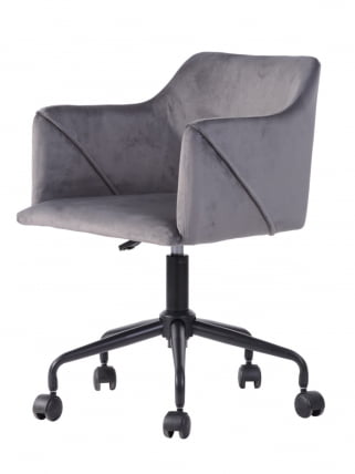 Стул офисный ДЖамал велюр Серый / Jamal_2