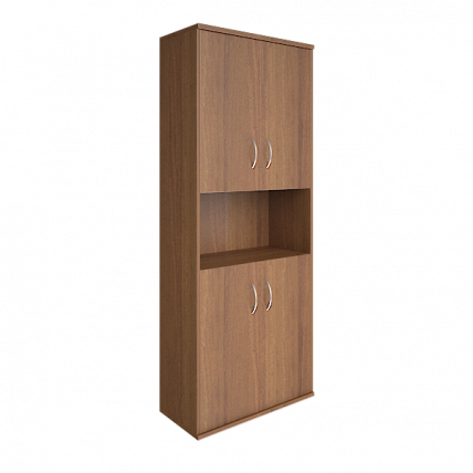 Шкаф высокий широкий Рива А.СТ-1.5 Орех Гварнери / Riva_0