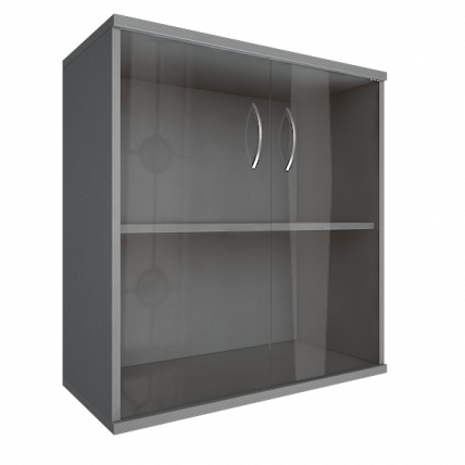 Шкаф низкий широкий Рива А.СТ-3.2 Серый / Riva_0