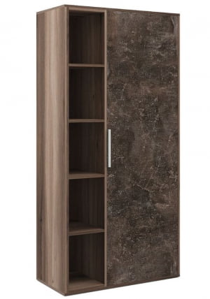 Шкаф комбинированный Б-ТОНЕ БТН36150042 Вяз Бетон темный / B-TONE BTN36150042_0