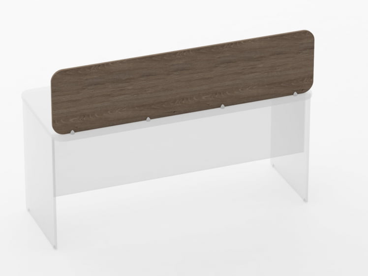 Экран разделительный прямой Глассй 5.14.16 Дуб Верцаска / Glassy_1