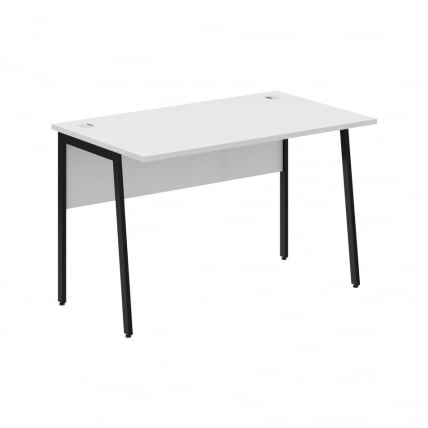 Стол рабочий ИМАГО Плус СП-2П Белый Черный / IMAGO Plus СП-2P_0