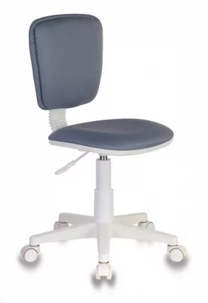 Кресло детское Бюрократ CХ-В204НКС (пластик белый) Серый 15-48 / CH-W204NX_0