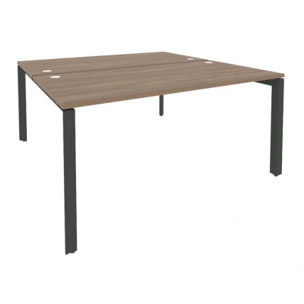 Рабочая станция на П-образном м/к ОНИКС О.МП-Д.РС-2.4.8 Дуб Аризона/Антрацит / ONIX O.MP-D.RS-2.4.8_0