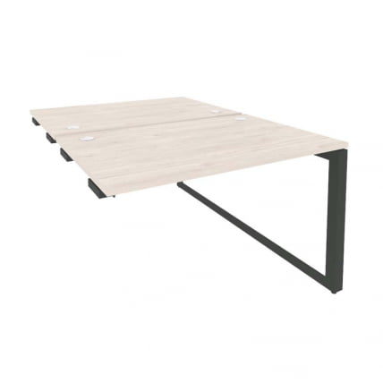 Стол-приставка двойной на О-образном м/к к опорым элем. ОНИКС О.МО-Д.СПР-2.8 Денвер Светлый/Антрацит / ONIX O.MO-D.SPR-2.8_0